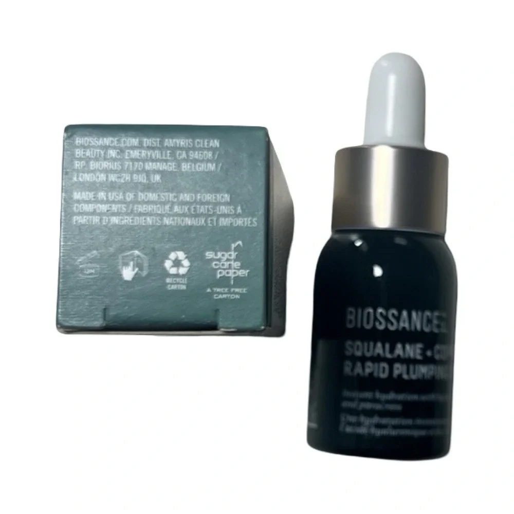 Biossance Squalane Copper Peptide‎ Rapid Plumping Serum 12mL 0.4oz New in Box